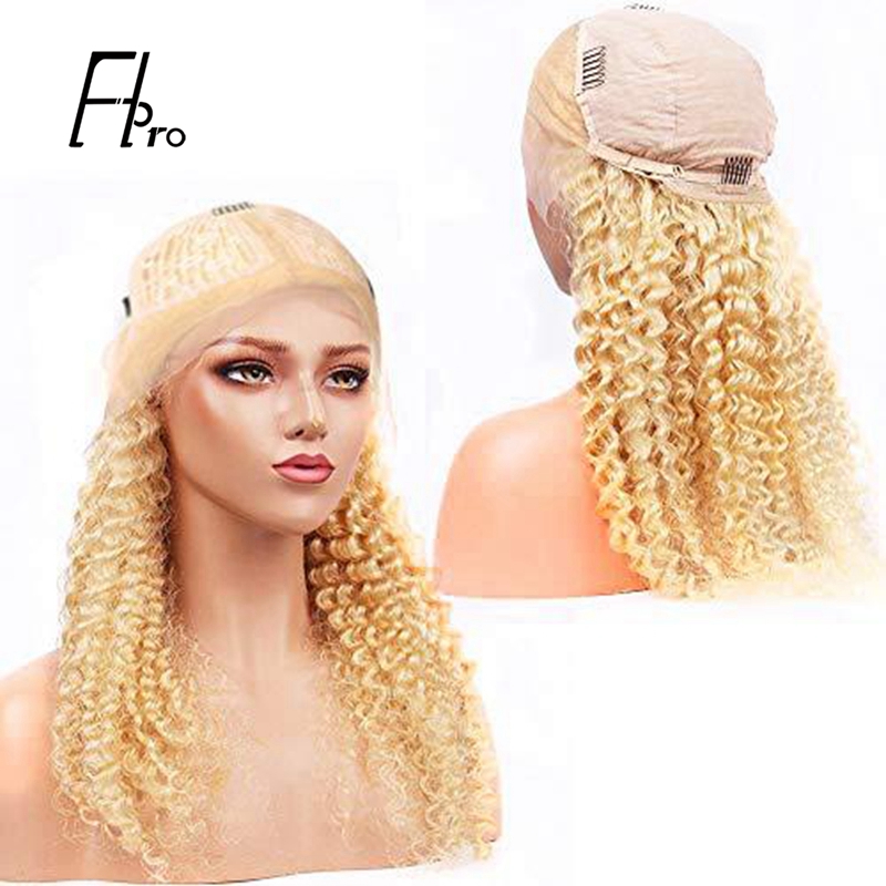 13×4 HD Lace Wig Deep Wave 180% Density 613# Blonde Invisible Lace